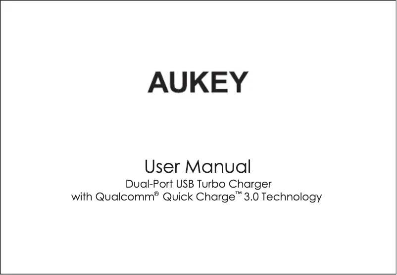 Página 1 del manual Manual de usuario Aukey LT-ST14