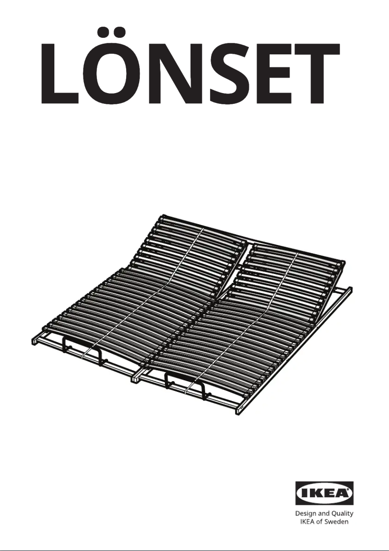 Imagen de la primera página del manual del dispositivo LÖNSET 102.783.37