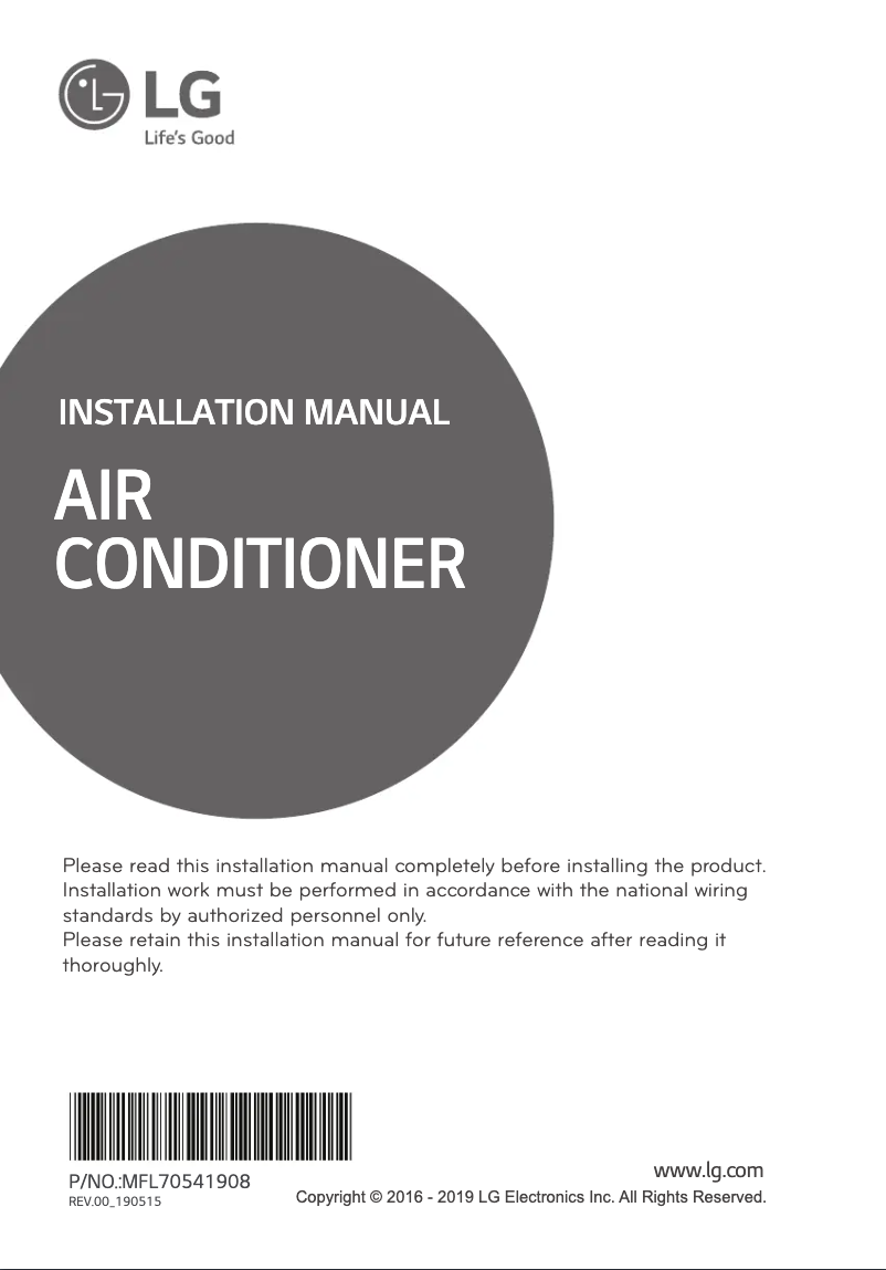 Imagen de la primera página del manual del dispositivo APUQ18GS1K1