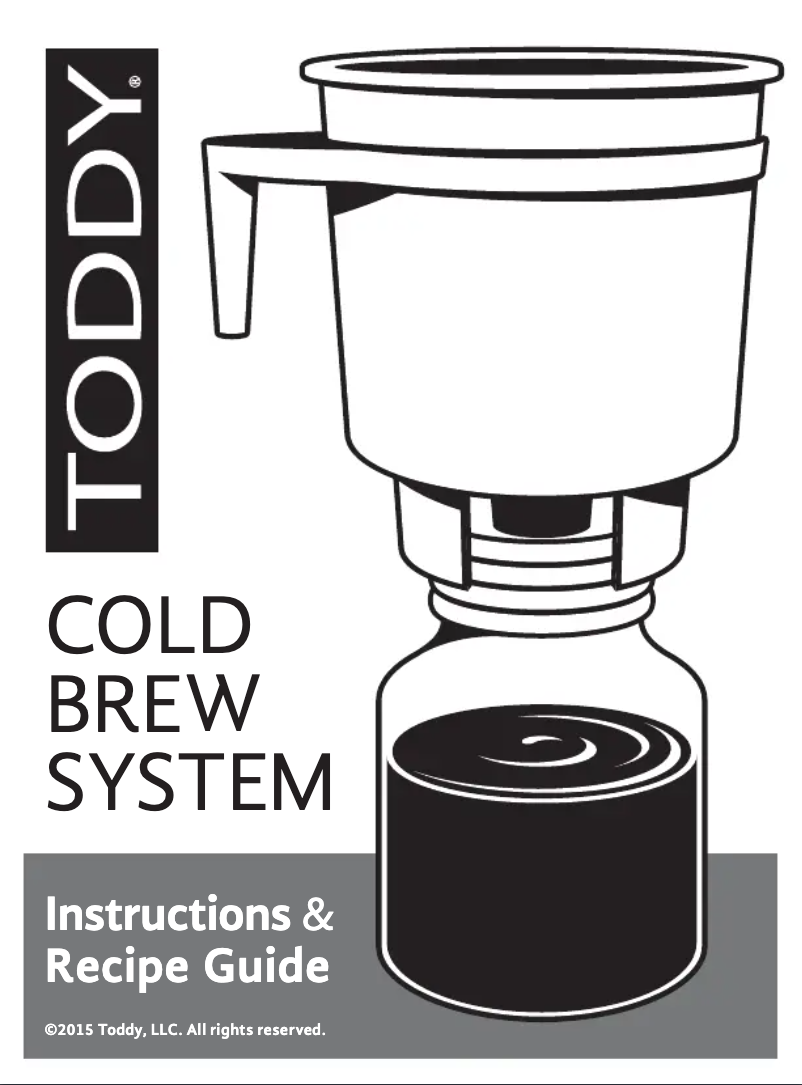 Imagen de la primera página del manual del dispositivo Cold Brew System