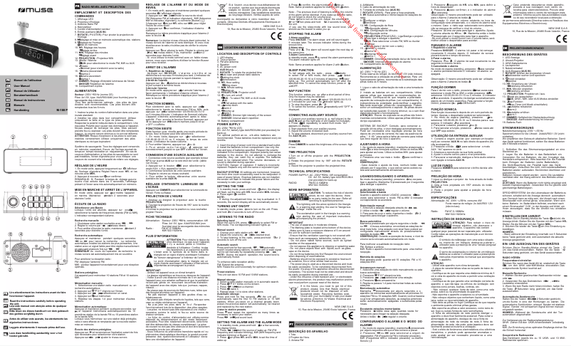 Página 1 del manual Manual de usuario Muse M-188 P