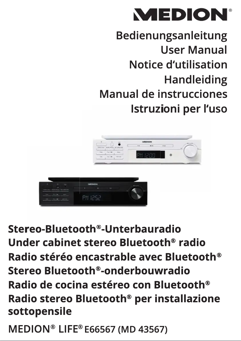 Página 1 del manual Manual de usuario Medion LIFE E66567 MD 43567