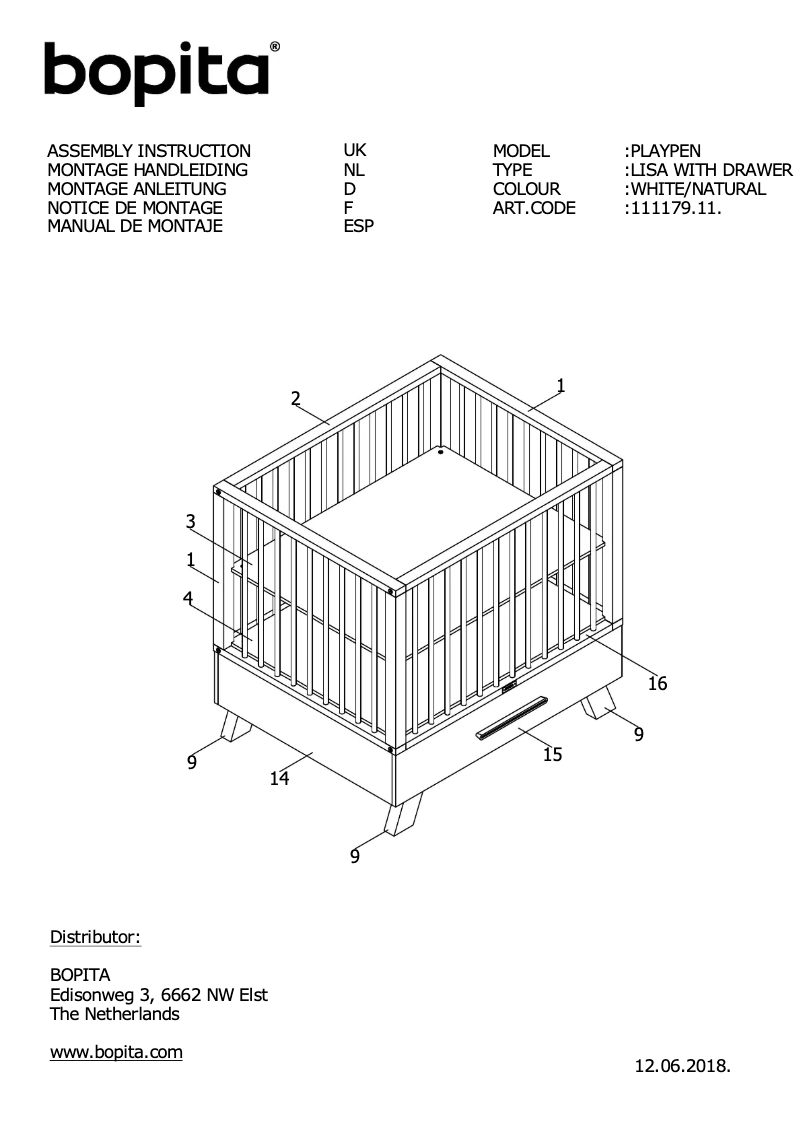 Imagen de la primera página del manual del dispositivo Lisa