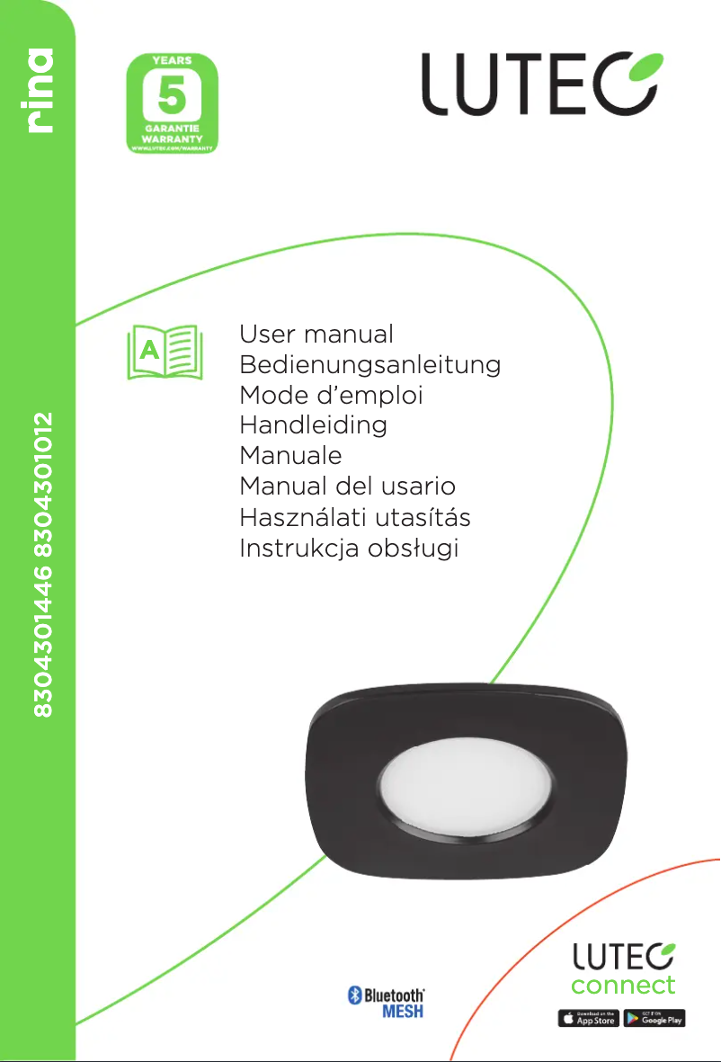 Imagen de la primera página del manual del dispositivo Rina