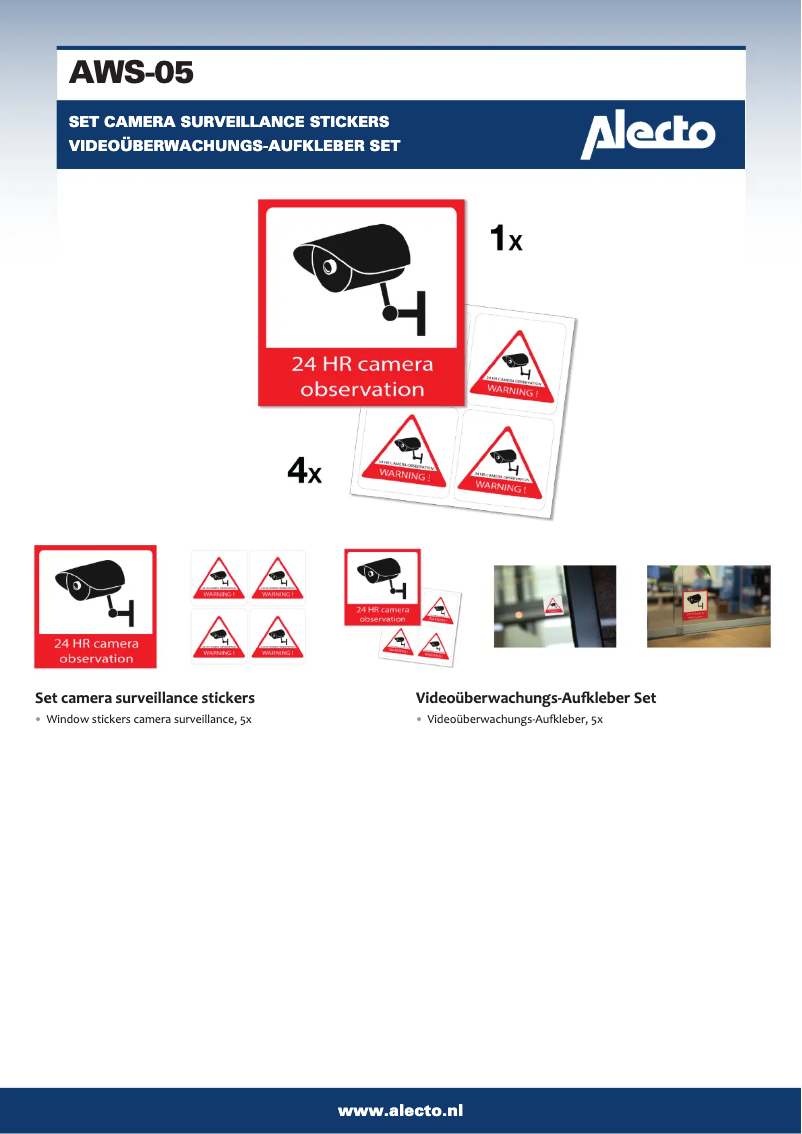 Imagen de la primera página del manual del dispositivo AWS-05