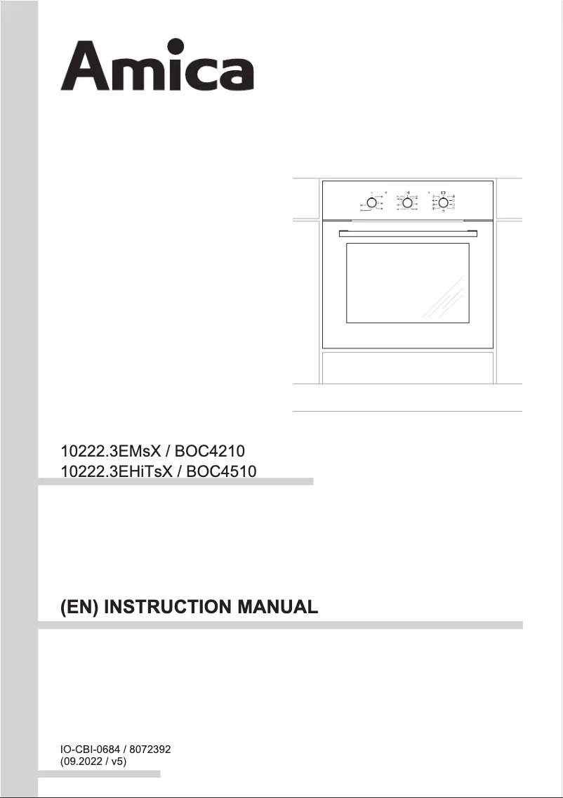 Página nº 1 - Manual de usuario Amica BOC 4510