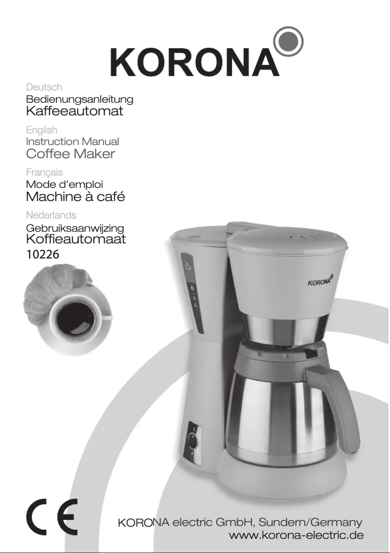 Imagen de la primera página del manual del dispositivo 10226