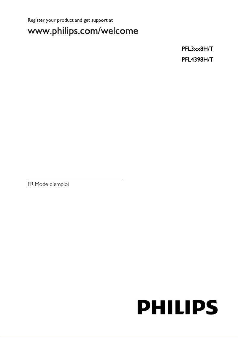 Imagen de la primera página del manual del dispositivo 47PFL3198T