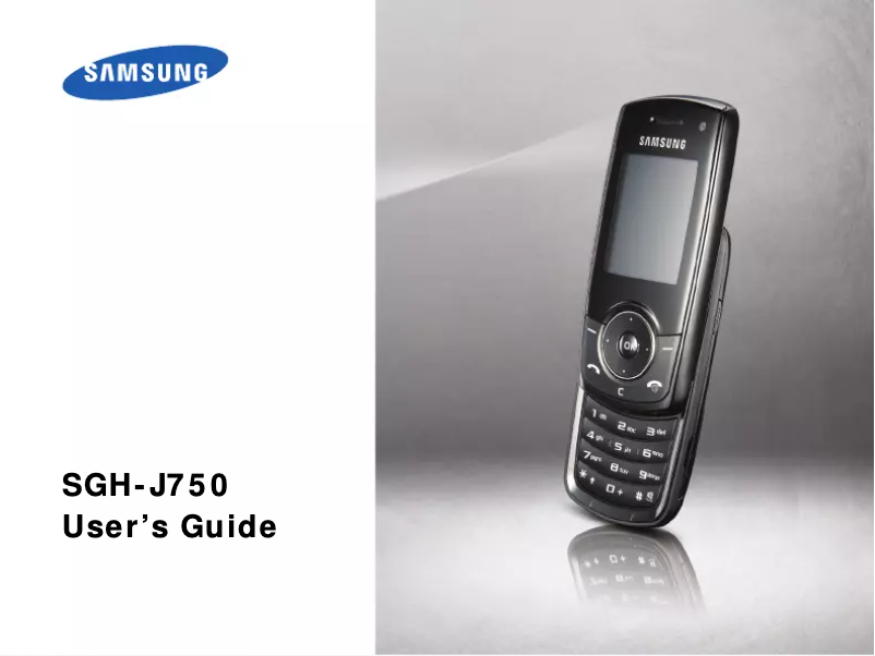 Página 1 del manual Manual de usuario Samsung SGH-J750