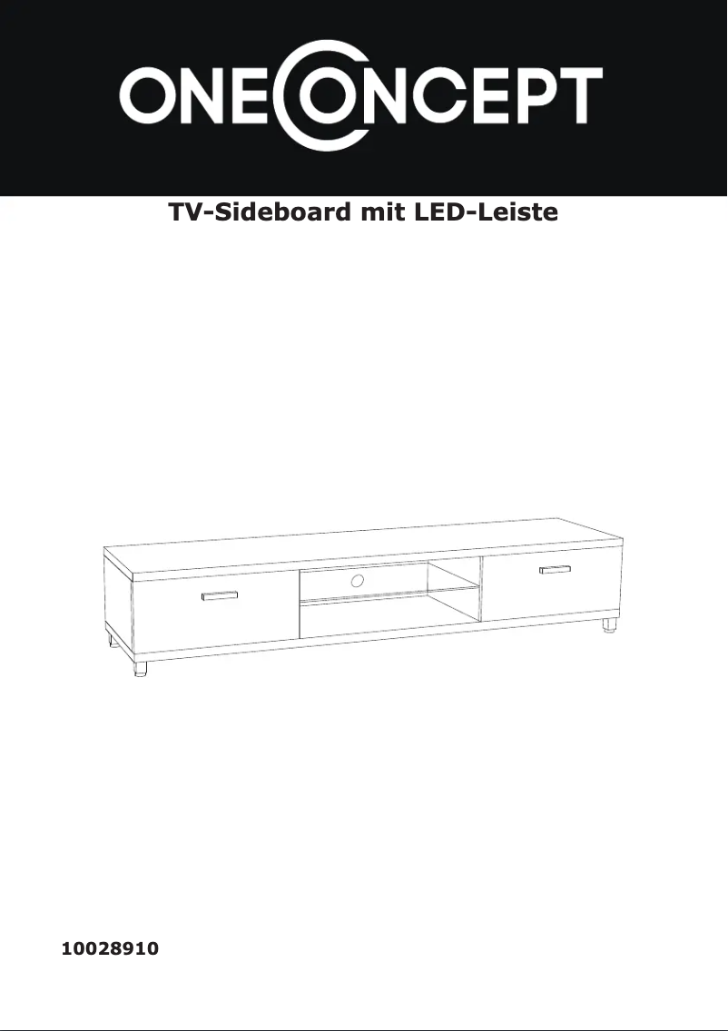 Página nº 1 - Manual de usuario OneConcept Keira Lowboard