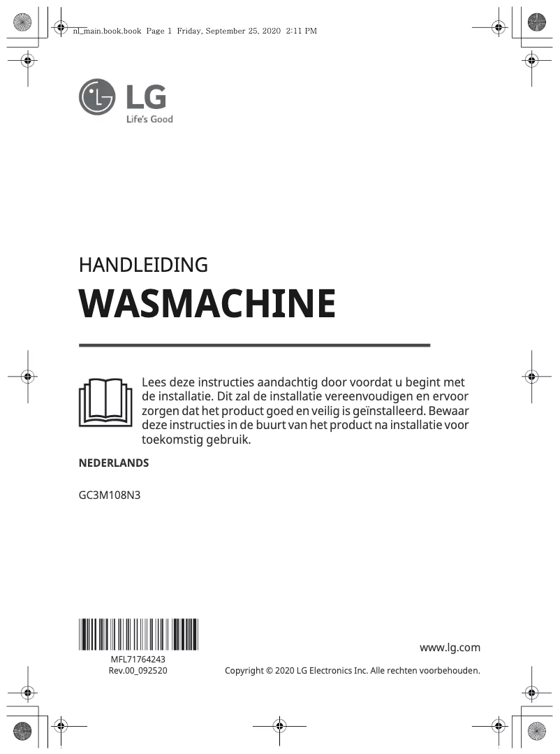 Página 1 del manual Manual de usuario LG GC3M108N3