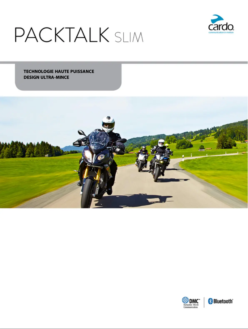 Página 1 del manual Guía de instalación Cardo Packtalk Slim