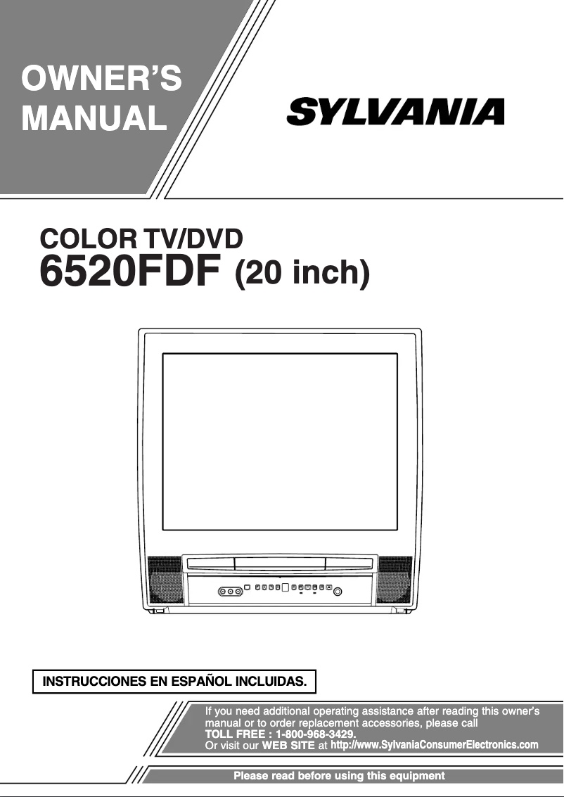 Imagen de la primera página del manual del dispositivo 6520FDF