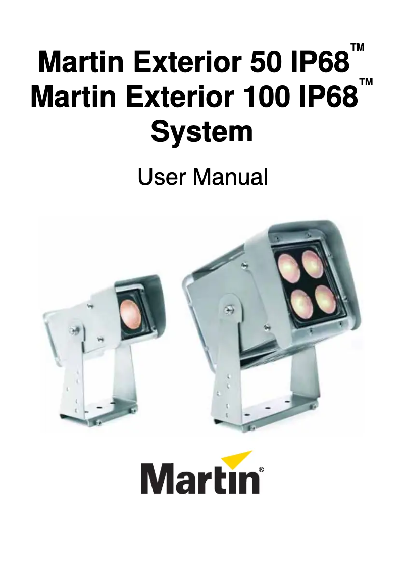Página 1 del manual Manual de usuario Martin Exterior 100 IP68