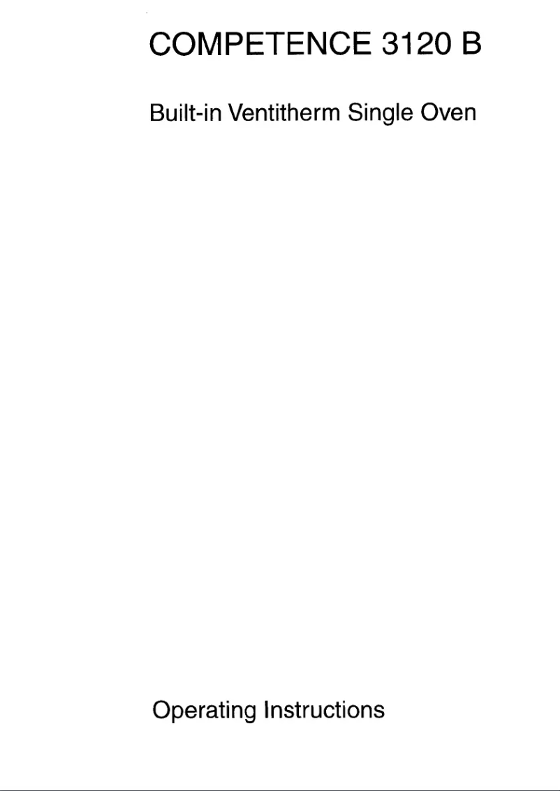 Imagen de la primera página del manual del dispositivo Competence 3120B D