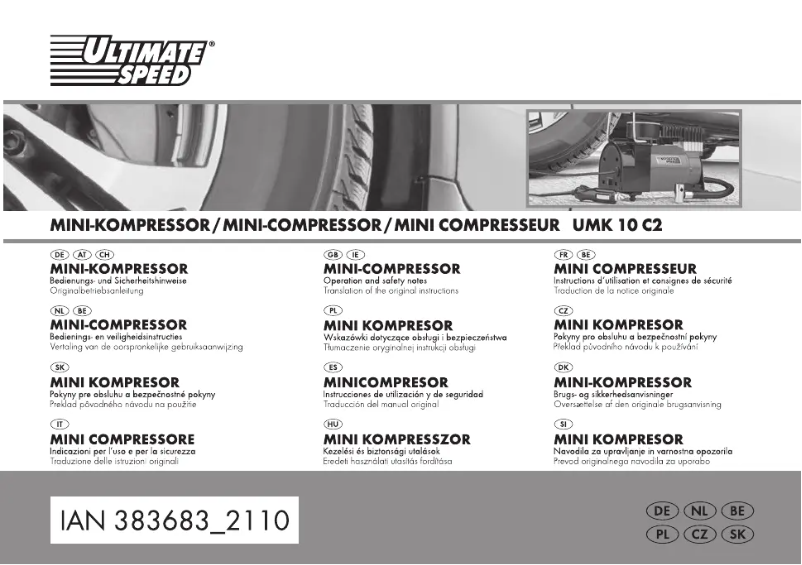 Página 1 del manual Manual de usuario Ultimate Speed UMK 10 C2