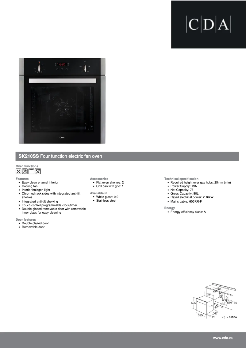 Imagen de la primera página del manual del dispositivo SK210SS