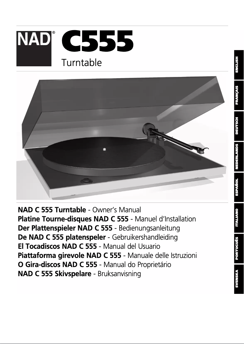 Página 1 del manual Manual de usuario NAD C555