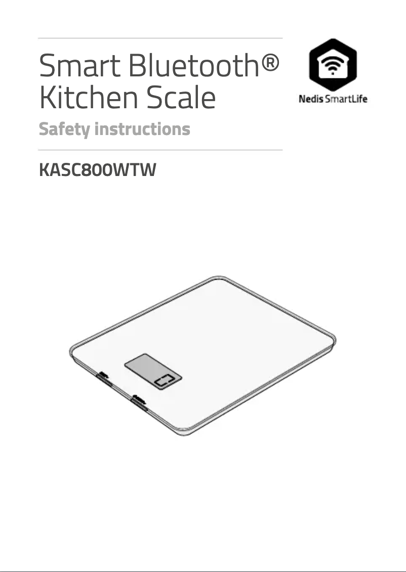 Imagen de la primera página del manual del dispositivo KASC800WTW