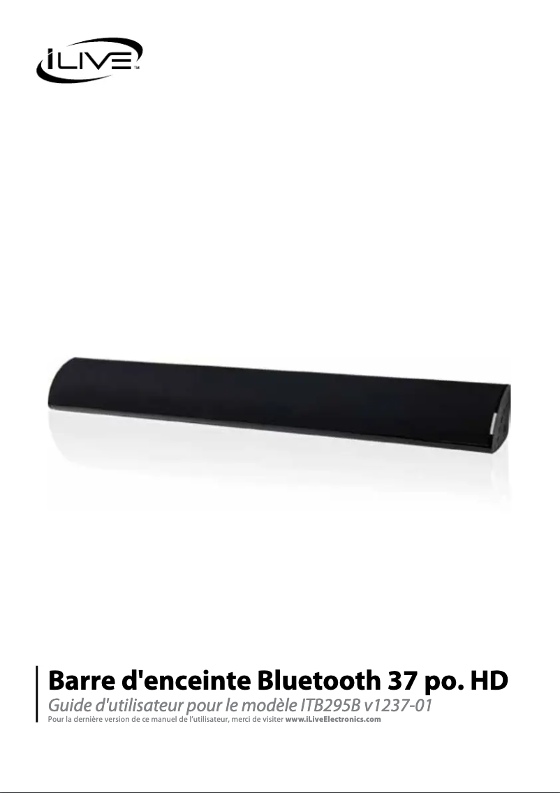 Página 1 del manual Manual de usuario iLive ITB295B