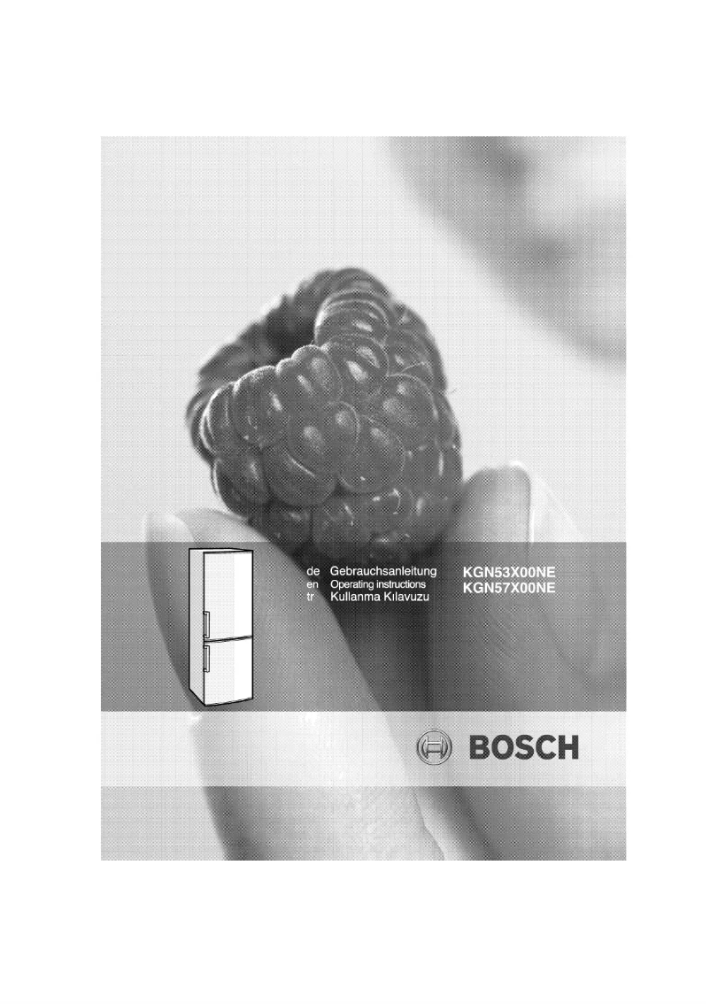 Página 1 del manual Manual de usuario Bosch KGN53X00NE