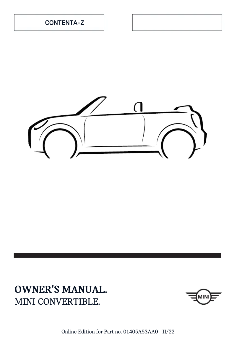 Imagen de la primera página del manual del dispositivo Convertible (2023)