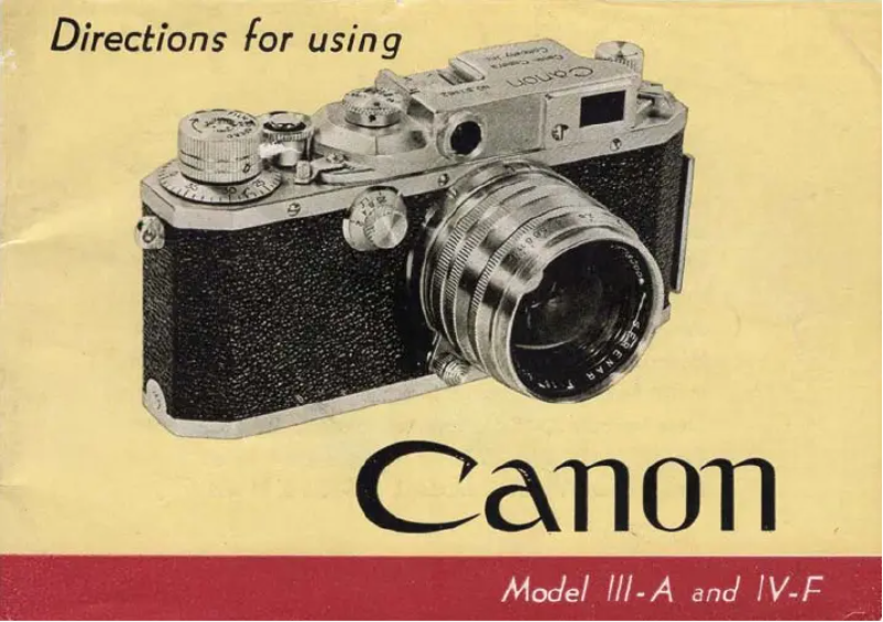 Página nº 1 - Manual de usuario Canon III-A