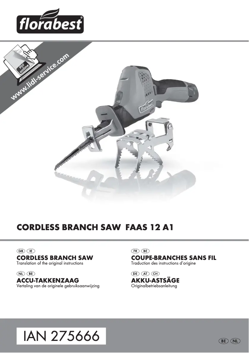 Página nº 1 - Manual de usuario Florabest FAAS 12 A1