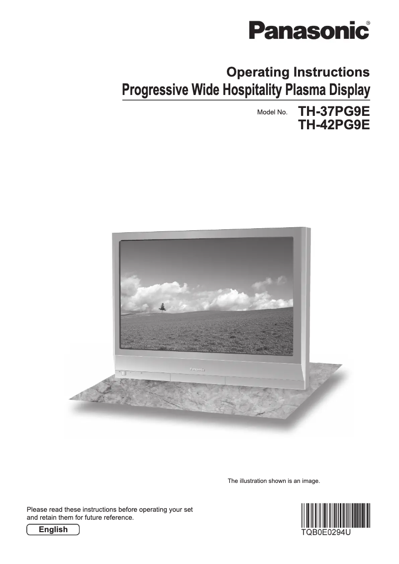 Imagen de la primera página del manual del dispositivo TH-42PG9E