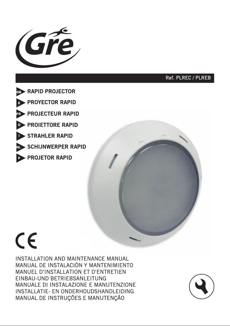 Imagen de la primera página del manual del dispositivo PLREC