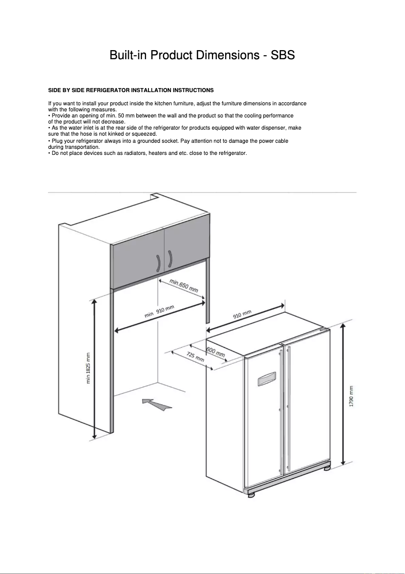 Página 1 del manual Instrucciones / montaje Grundig GSBS15720X