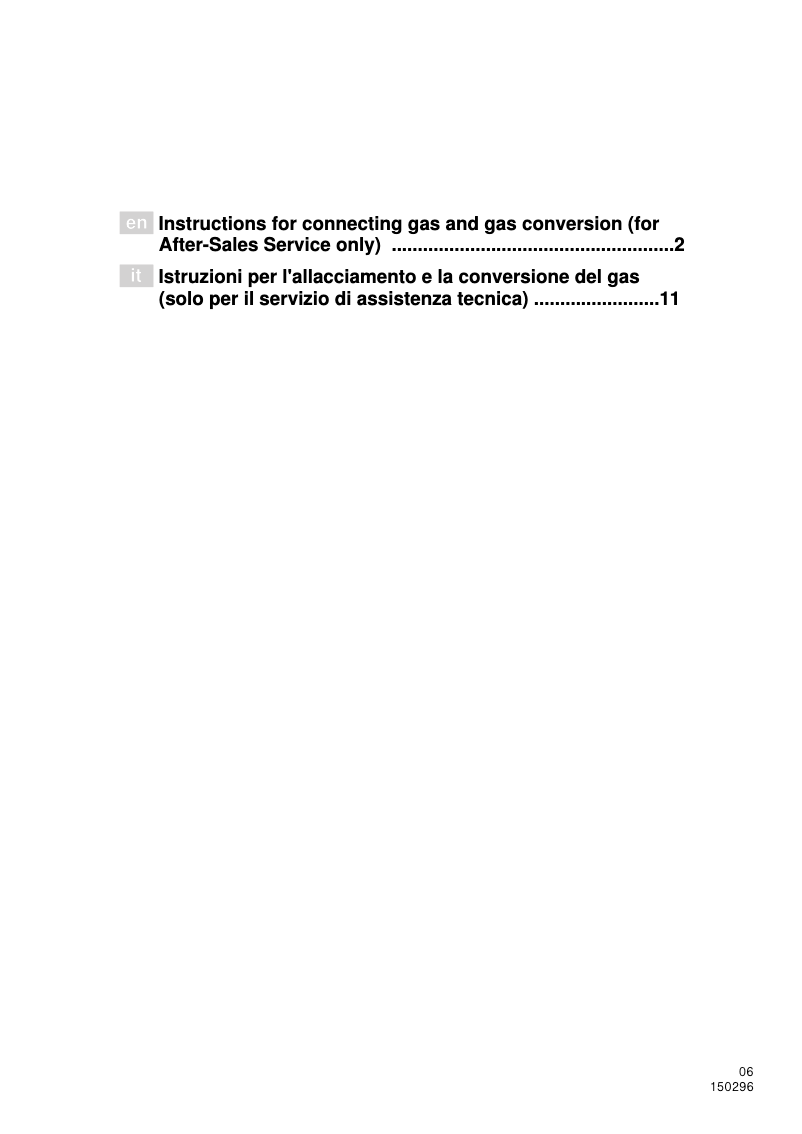 Página 1 del manual Guía de instalación Bosch HGV74W355J