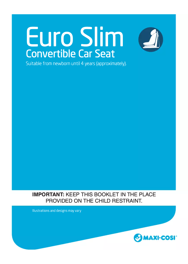 Página 1 del manual Manual de usuario Maxi-Cosi Euro Slim