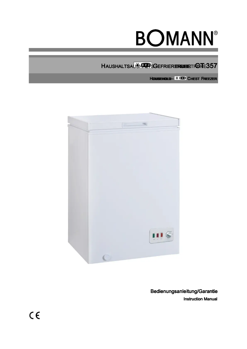 Imagen de la primera página del manual del dispositivo GT 357