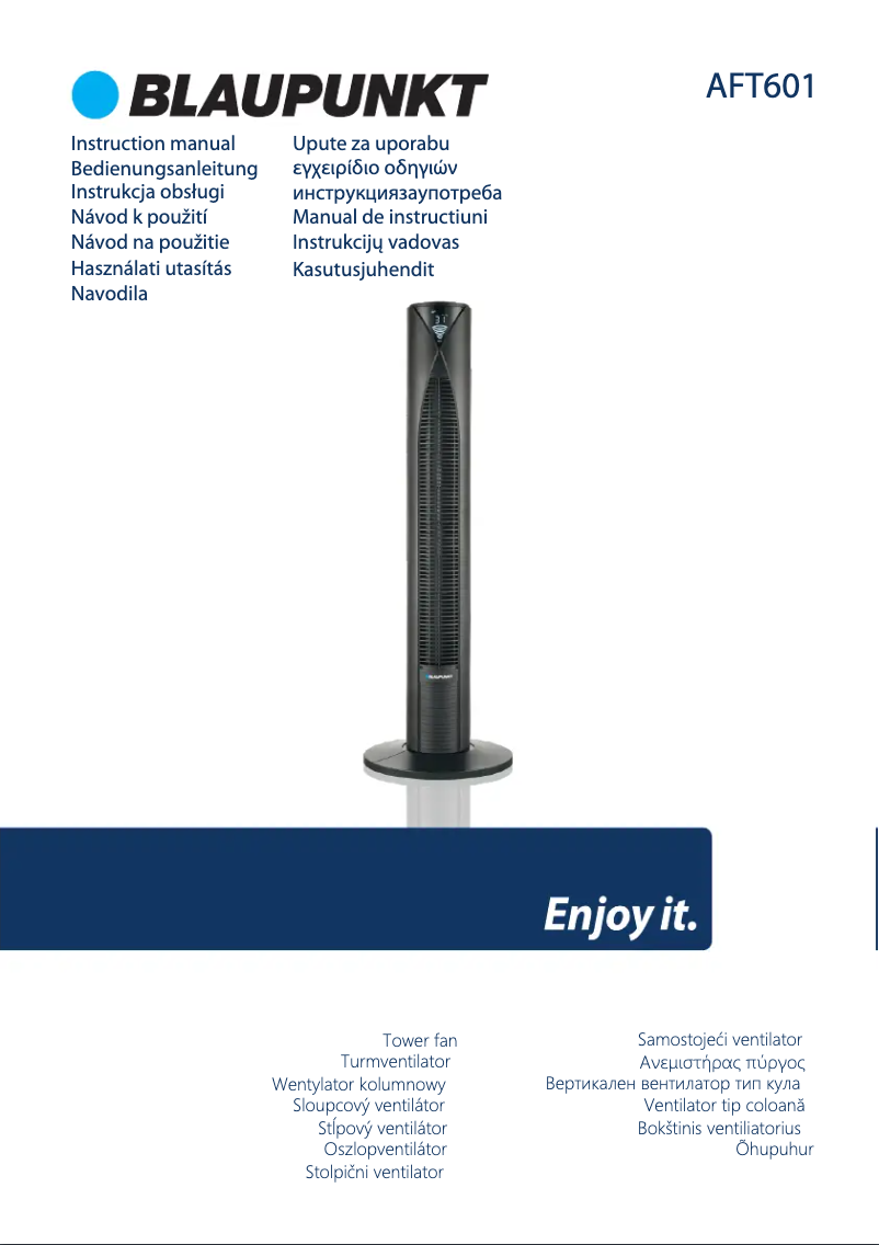 Imagen de la primera página del manual del dispositivo AFT601