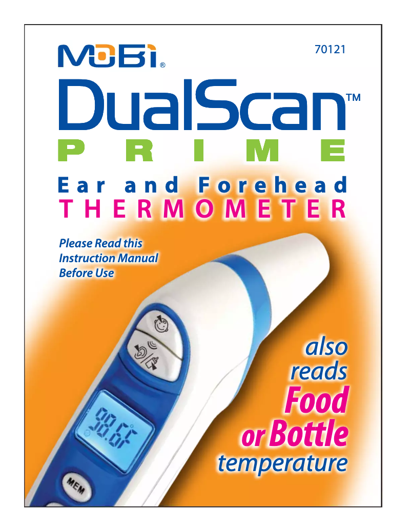 Página 1 del manual Manual de usuario Mobi DualScan Prime 70121
