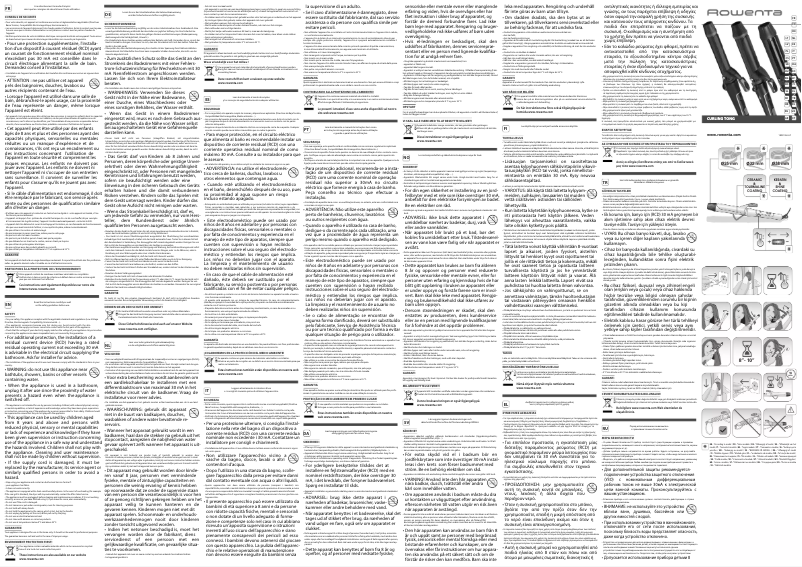 Página 1 del manual Manual de usuario Rowenta CF3352