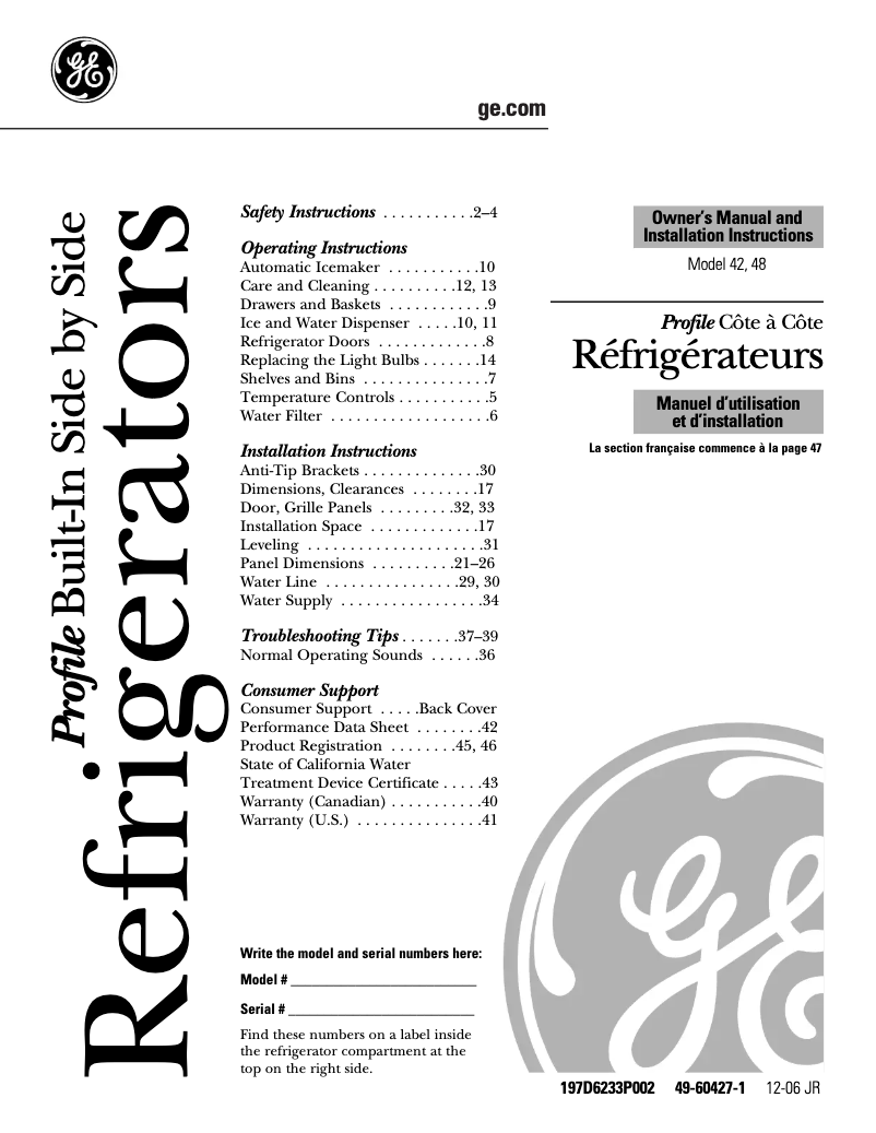 Imagen de la primera página del manual del dispositivo PSB48LSRBV