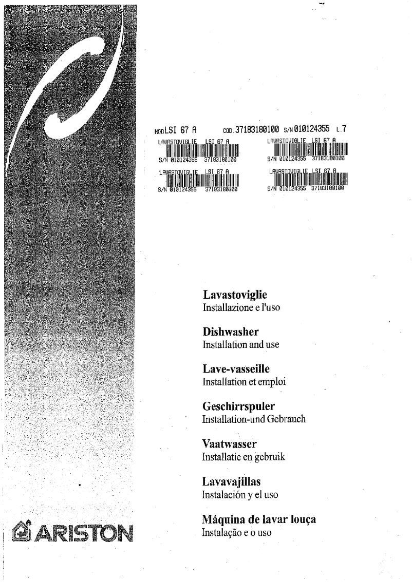 Imagen de la primera página del manual del dispositivo LSI 67 A