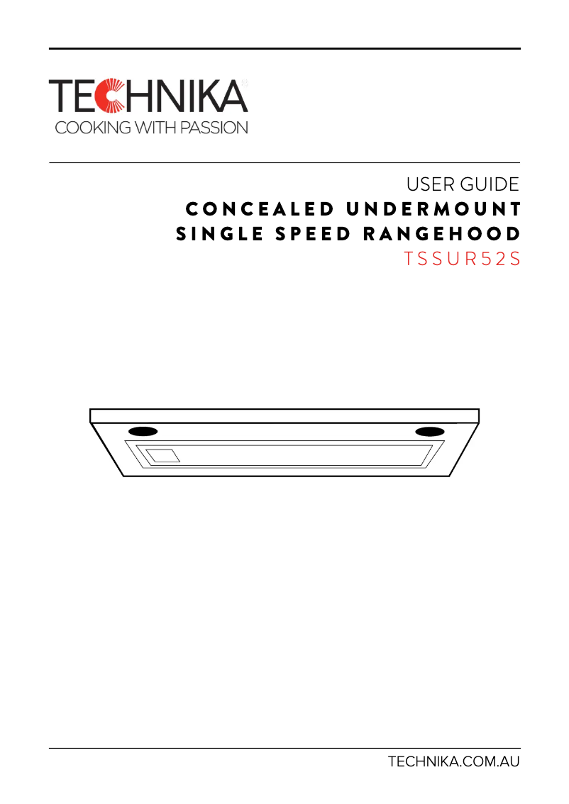 Página 1 del manual Manual de usuario Technika TGU52S