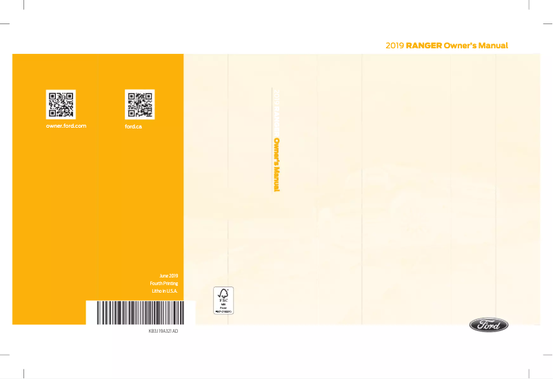 Imagen de la primera página del manual del dispositivo Ranger (2019)