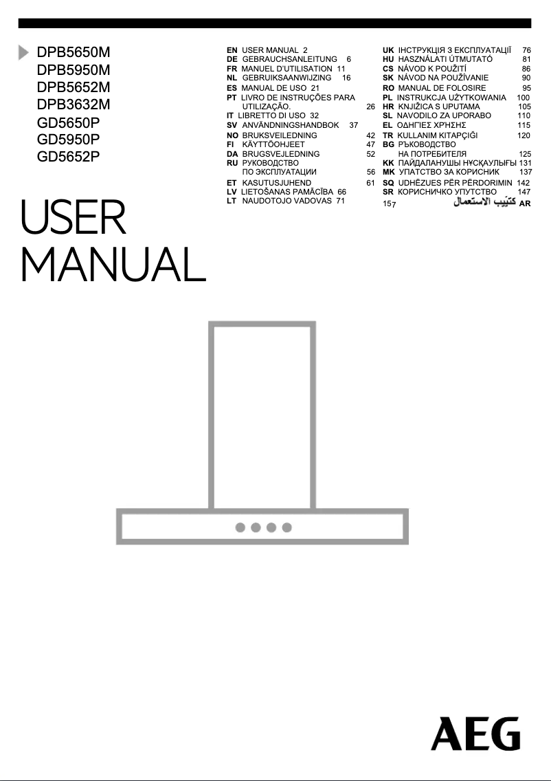 Imagen de la primera página del manual del dispositivo DPB3632M