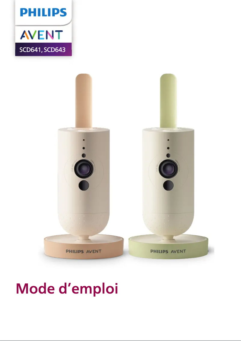 Imagen de la primera página del manual del dispositivo Avent SCD643