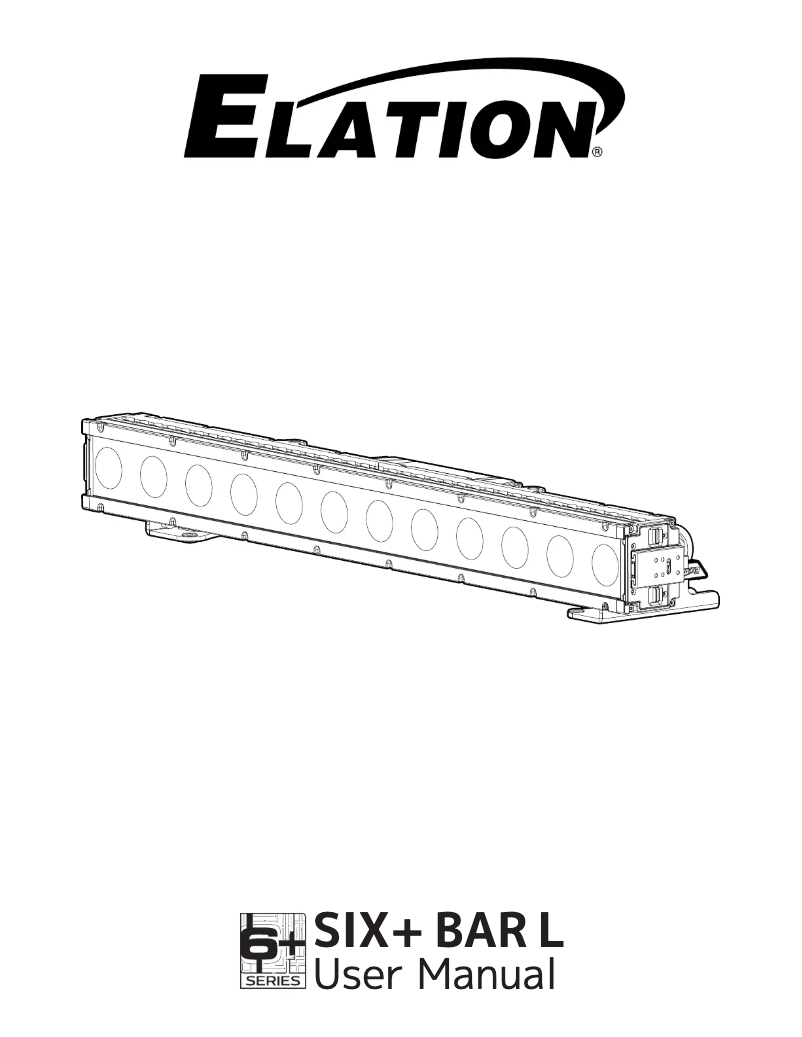Imagen de la primera página del manual del dispositivo SIX+ BAR L