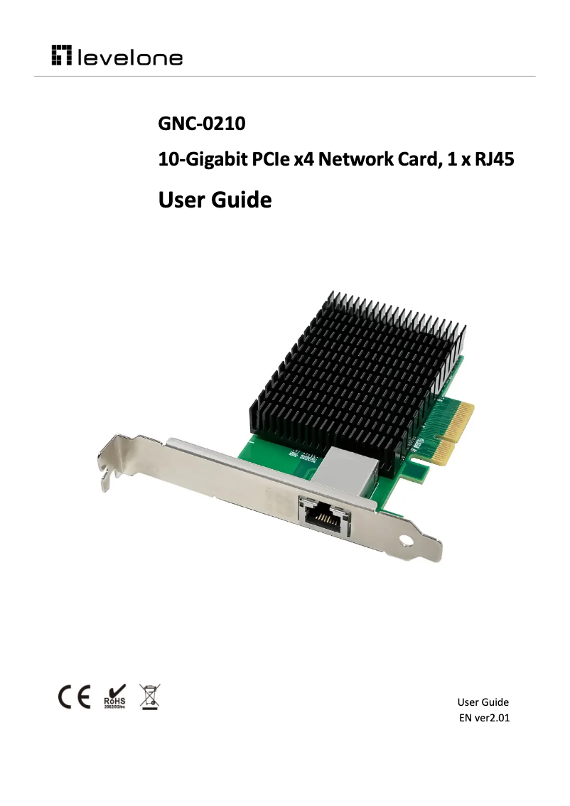 Página 1 del manual Manual de instrucciones LevelOne GNC-0210