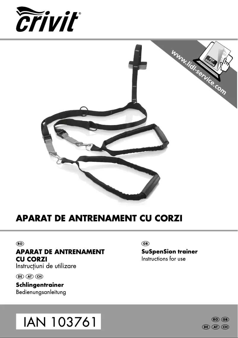 Imagen de la primera página del manual del dispositivo IAN 103761