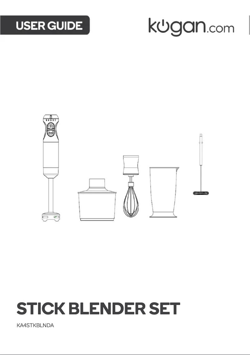 Página 1 del manual Manual de usuario Kogan KA4STKBLNDA