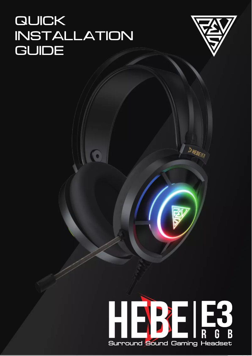 Página 1 del manual Manual de usuario Gamdias Hebe E3