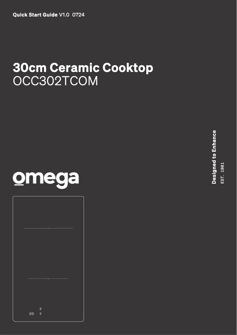 Página 1 del manual Guía de inicio rápido Omega OCC302TCOM