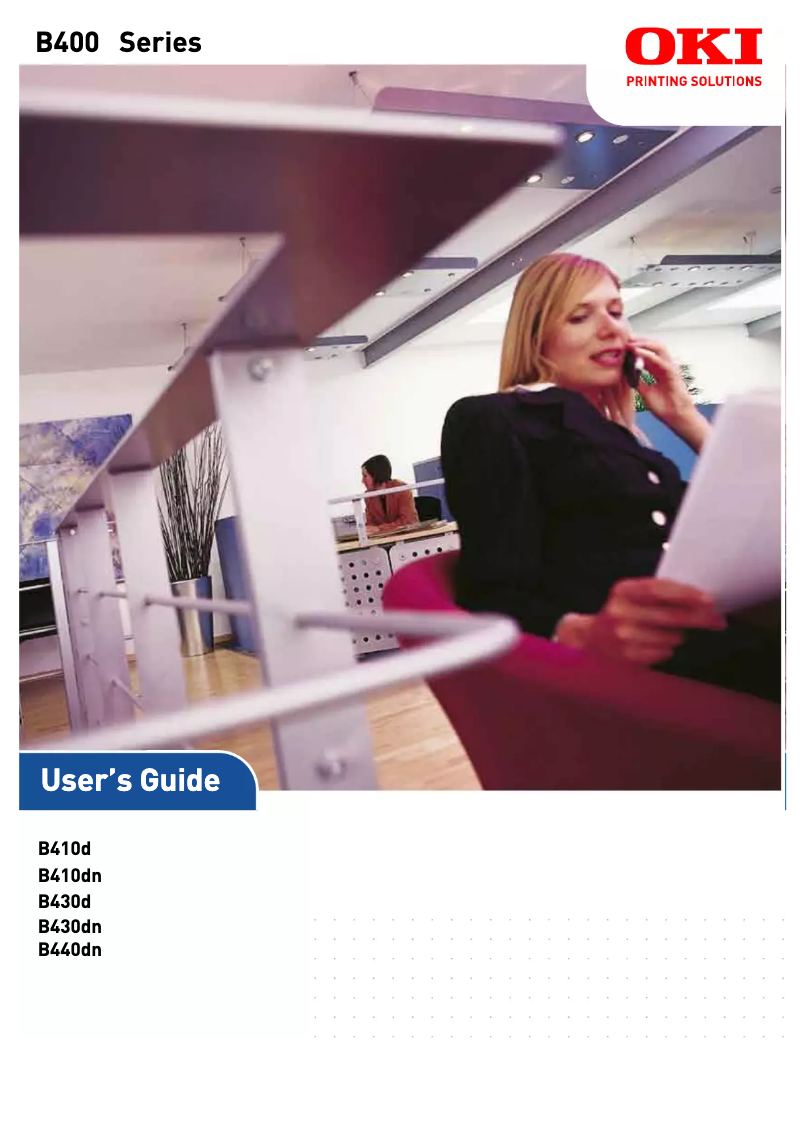 Imagen de la primera página del manual del dispositivo B430dn